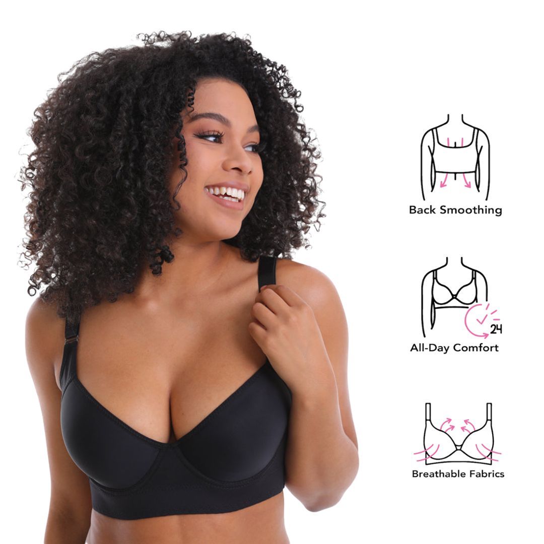 Back Smoothing Push-Up Bra™ – Ultimate Comfort & Support